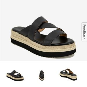 Splendid Black Fara Platform Sandal